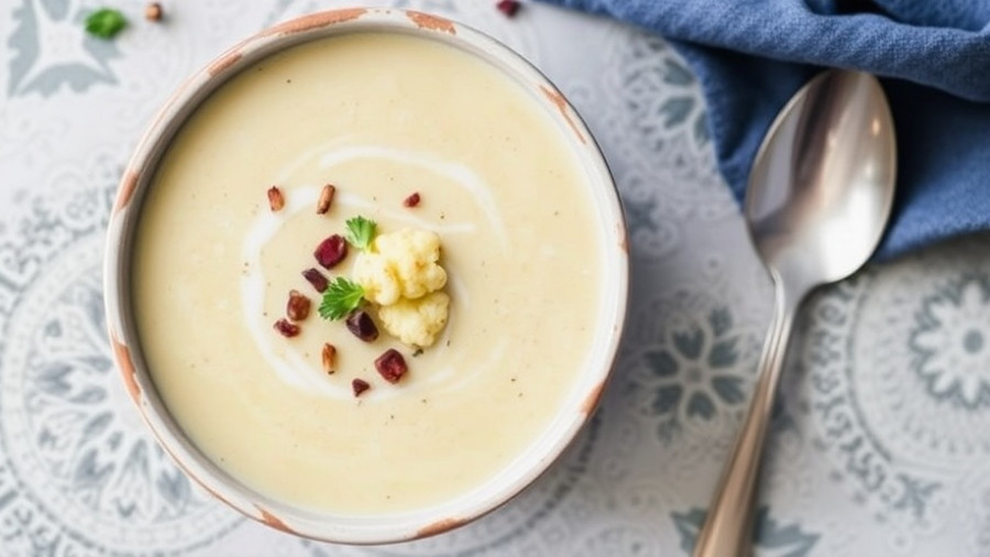 Creamy Roasted Cauliflower Soup