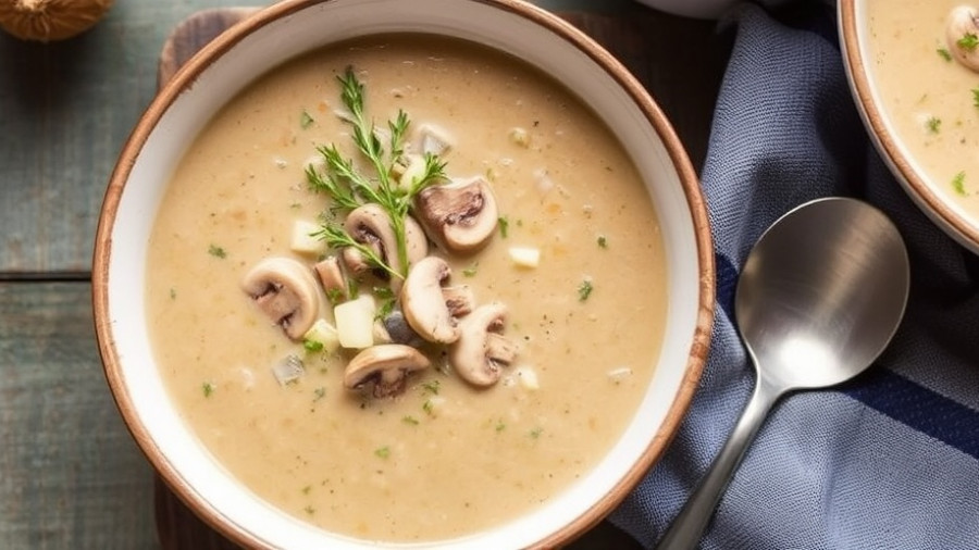 Homemade Cream of Mushroom Soup