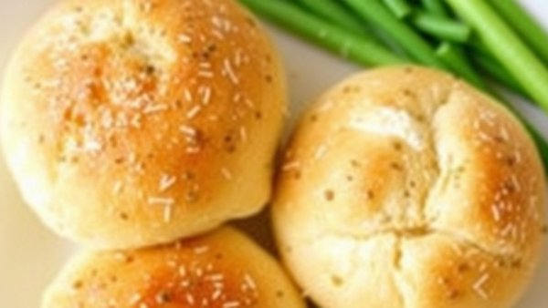 Garlic Parmesan Cottage Cheese Dinner Rolls (High Protein!)