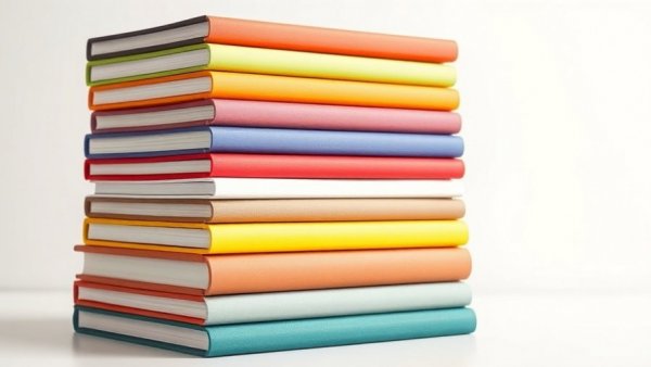 Stack of colorful books for Holiday Gift Guide for Fitness Lovers 2025.