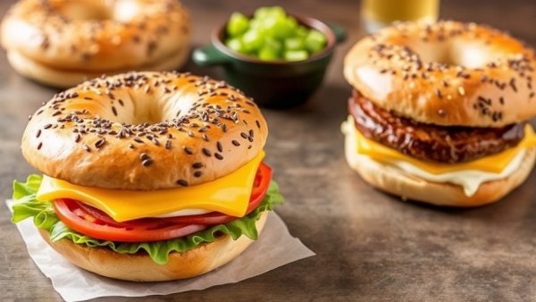 Freezer Bagel Breakfast Sandwiches