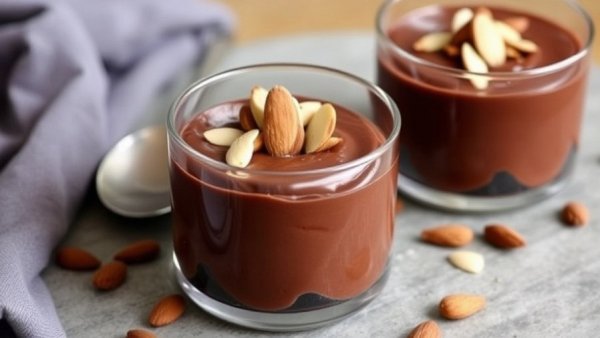 Dark Chocolate Almond Mousse