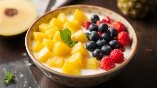 Mango-Pineapple Yogurt Bowl