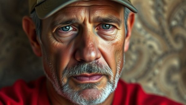 Podcast title 'Nourishing an Undefended Heart' with man in cap.