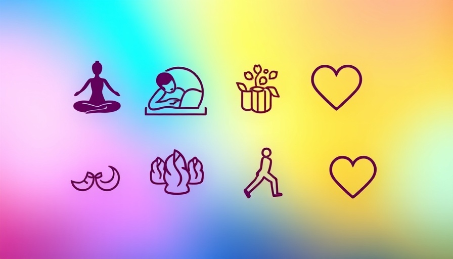 Colorful icons illustrating True Health Tips on wellness.