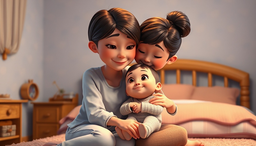 Mindful parenting: mother comforting child in cozy room.