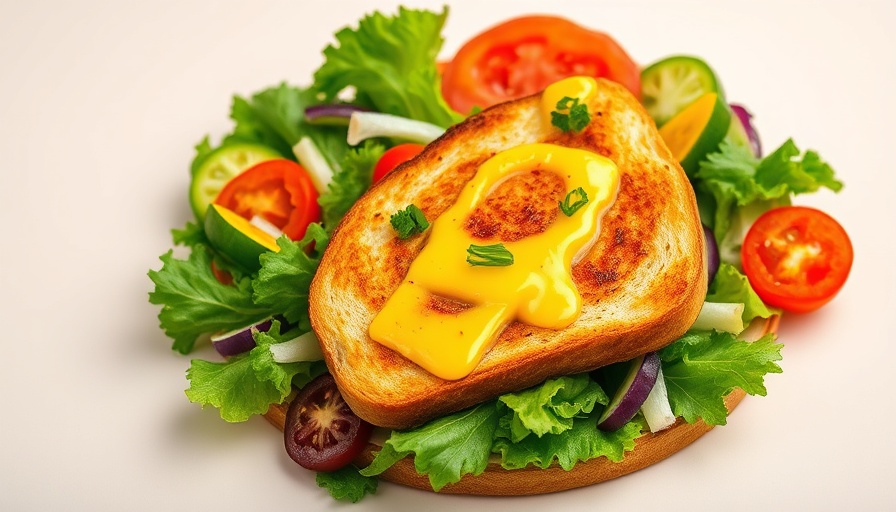 Delicious quick meal of salad with vegetables and cheese.