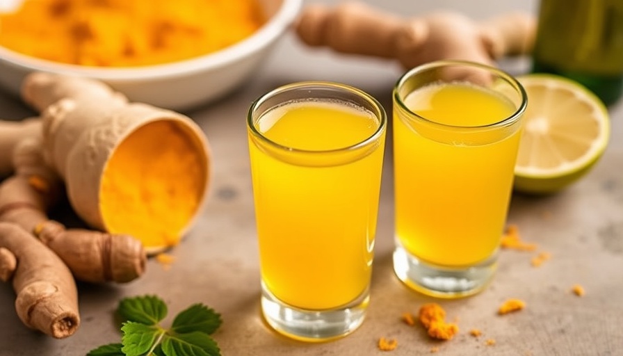 Anti-inflammatory Ginger Turmeric Immunity Shots