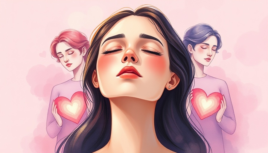 Illustration reflecting self-love and understanding complex trauma.