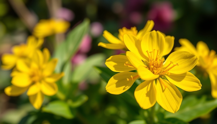 Vibrant St. John’s Wort flowers showcasing natural health benefits.