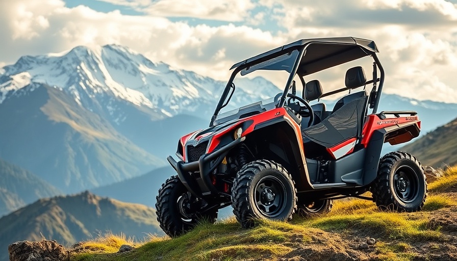 2026 CFMoto UForce U10 UTV in mountain landscape