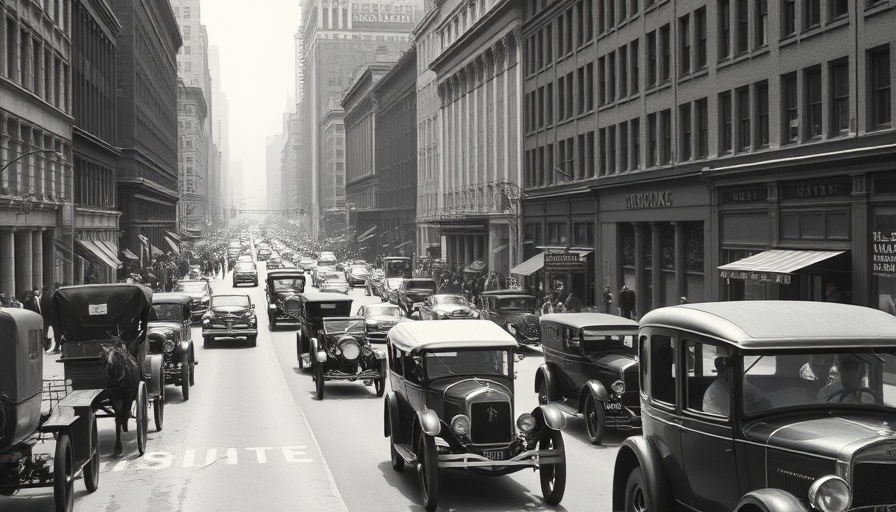 Historical photos show business transformation in a changing world.