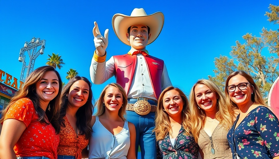 Group of women enjoying Girls Day at the State Fair of Texas.