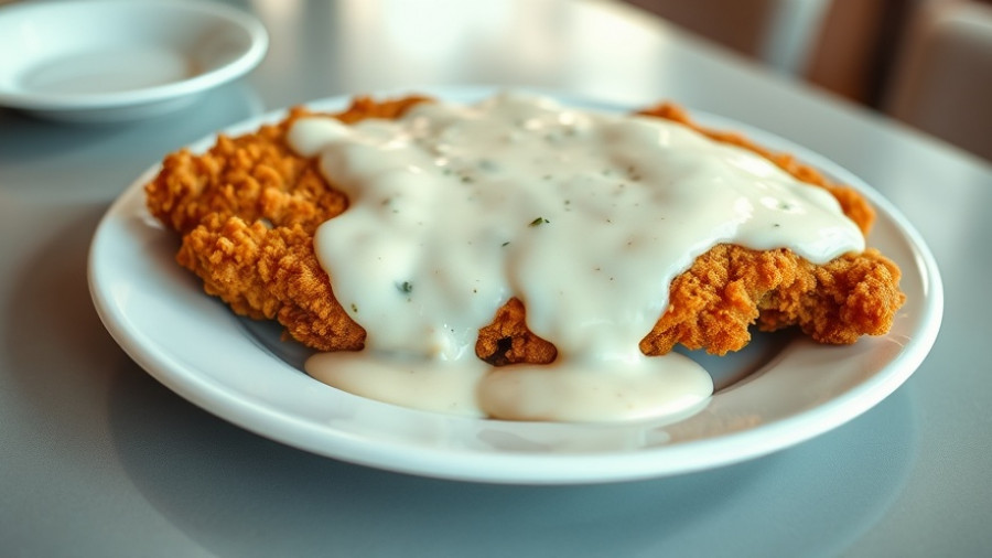 Best chicken fried steak in DFW with creamy gravy.
