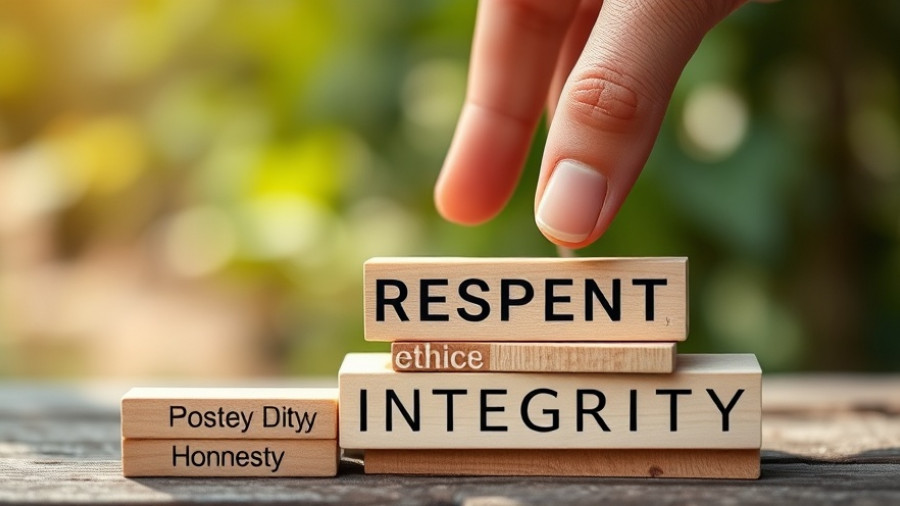 Blocks with ethics words highlighting positive duty to prevent harm.