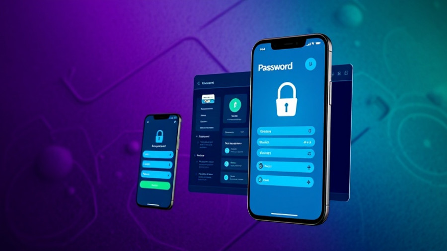 Best Password Managers 2025 interface displayed on phone and desktop.