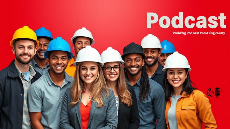 Podcast panel discussing Asbestos Mitigation on Commercial Roofs, highlighting safety.