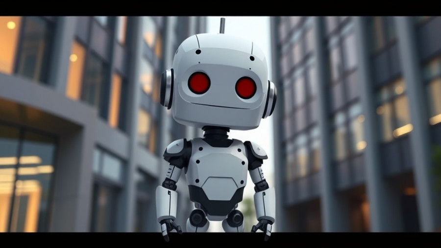 Cartoon robot near modern structure; IKEA smart light failures