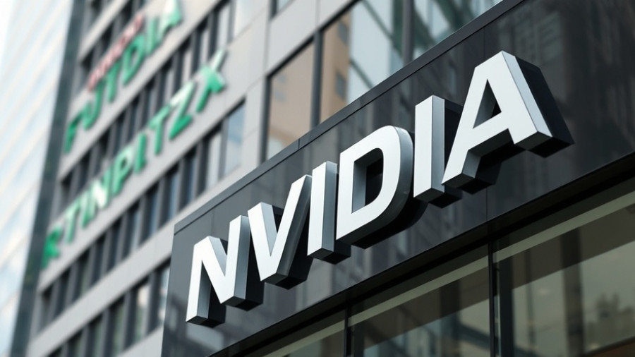 NVIDIA logo on building exterior related to AI investment strategies.