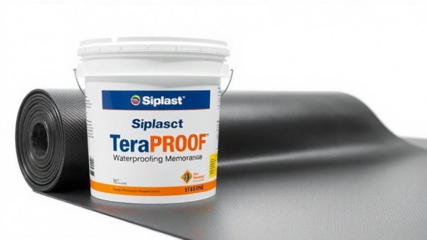 Siplast TeraPROOF waterproofing system products on a white background.