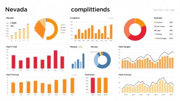 Nevada heat illness dashboard data visualization with charts and graphs.