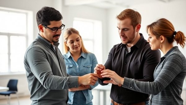 Participants at MuleHide Training Center in Colorado collaborate on a project.