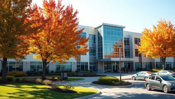 Children's Health RedBird Location exterior view with landscaping.