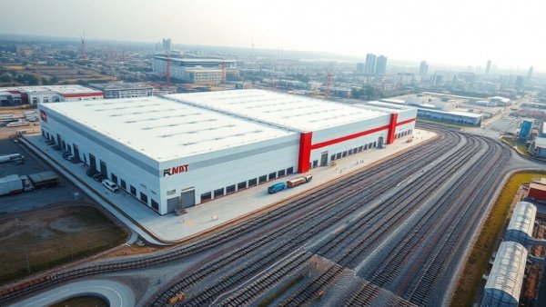 Ivy City Rail Yard modernization with new warehouses and tracks.