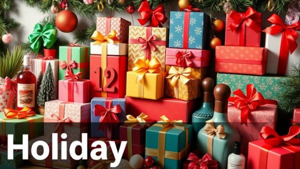 Colorful 2025 holiday gift guide showcasing diverse products.