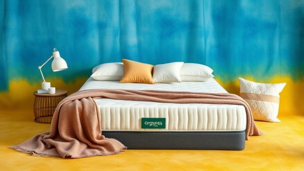 Best Organic Mattresses 2025 on stylish wooden bed.