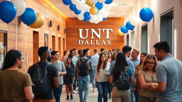 UNT Dallas STEM facility event promoting healthcare workforce.
