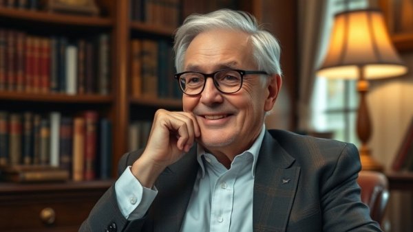 Robert A.M. Stern architecture inspiration with a thoughtful man in an office.