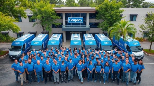 Infinity Exteriors Contractor of the Year 2025 celebration with team.