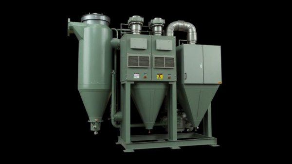 Camfil APX Gold Series III Dust Collector with labeled panels.