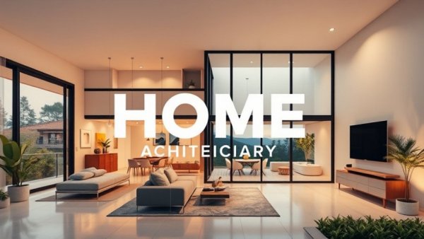 Smart home technology architectural design showcasing comfort and innovation.