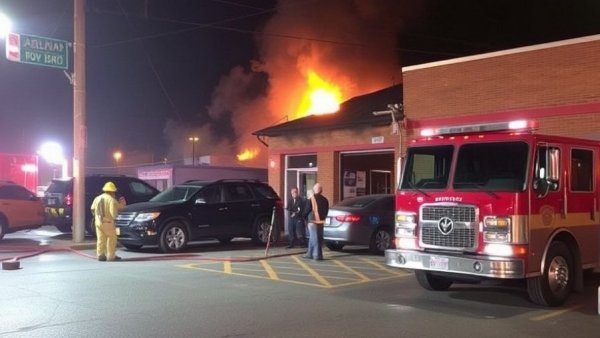 Auto body shop damaged in 3-alarm Arlington fire