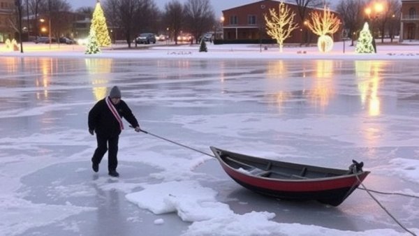 Texas heat melts ice but not holiday spirit in Grapevine