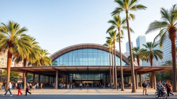 Modern train station in Vietnam, part of a $7.7B rail project.