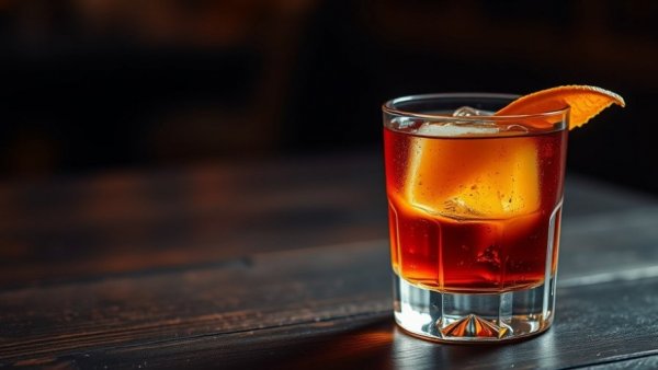 Old Fashioned cocktail for New Year's Eve dinner in Dallas