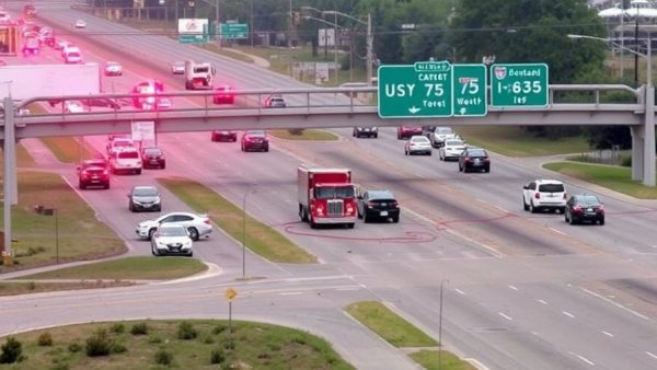Fatal crash shuts down northbound lanes of U.S. 75 at I-635 junction