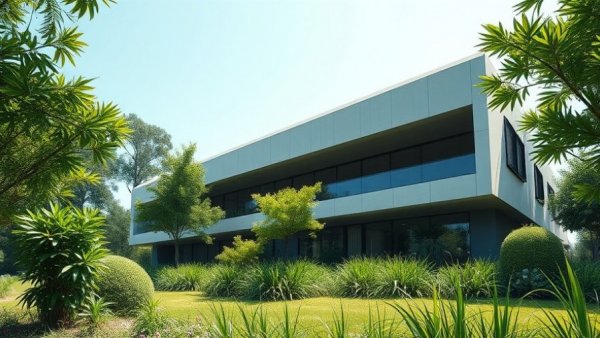 Modern architectural building showcasing Tile of Spain Awards 2025 design.