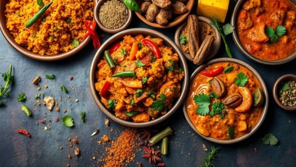 Colorful Indian cuisine at Gymkhana Indian restaurant Dallas