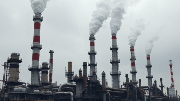 Venezuelan oil refinery illustrating industry challenges.