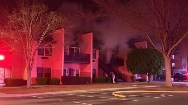 Overnight fire at Dallas apartment complex injured firefighter, displaces tenants