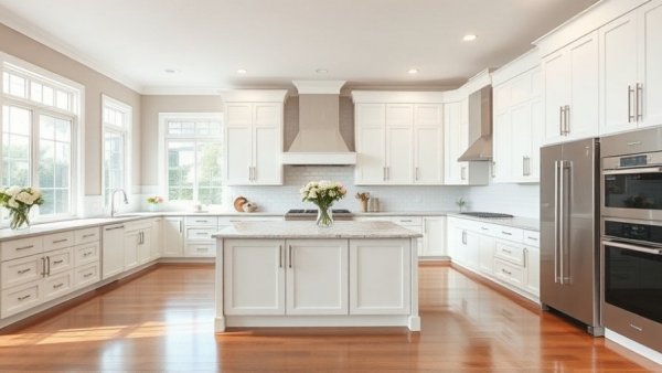 Bright modern kitchen to make your home feel better to live in.