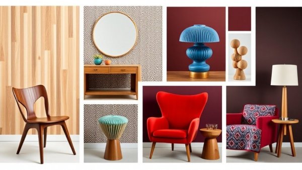 Collage of modern home decor from best home tours and decor of 2025.