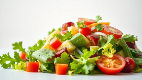 Colorful fresh salad showcasing vibrant ingredients in Dallas dining scene.