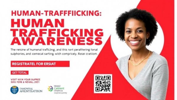 Flyer for Human Trafficking Awareness Forum in Fort Worth with event details.