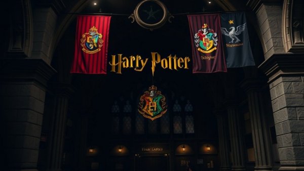 Atmospheric Hogwarts house exhibition hall in Dallas extended.