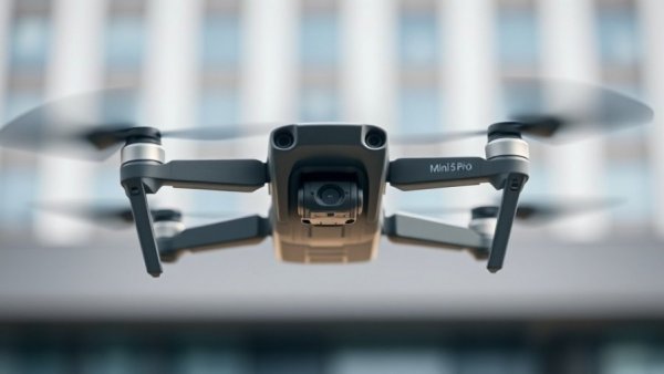 DJI Mini 5 Pro drone flying, potential 2026 ban impact.